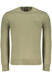CAMISOLA EM ALGODÃO BOSS HOMEM VERDE
