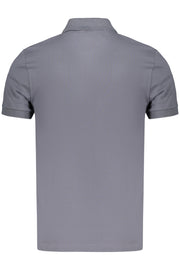 POLO EM ALGODÃO BOSS HOMEM AZUL