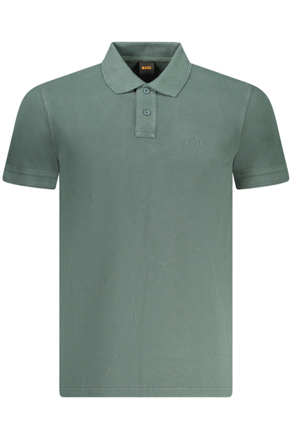 BOSS POLO MANGA CURTA HOMEM VERDE
