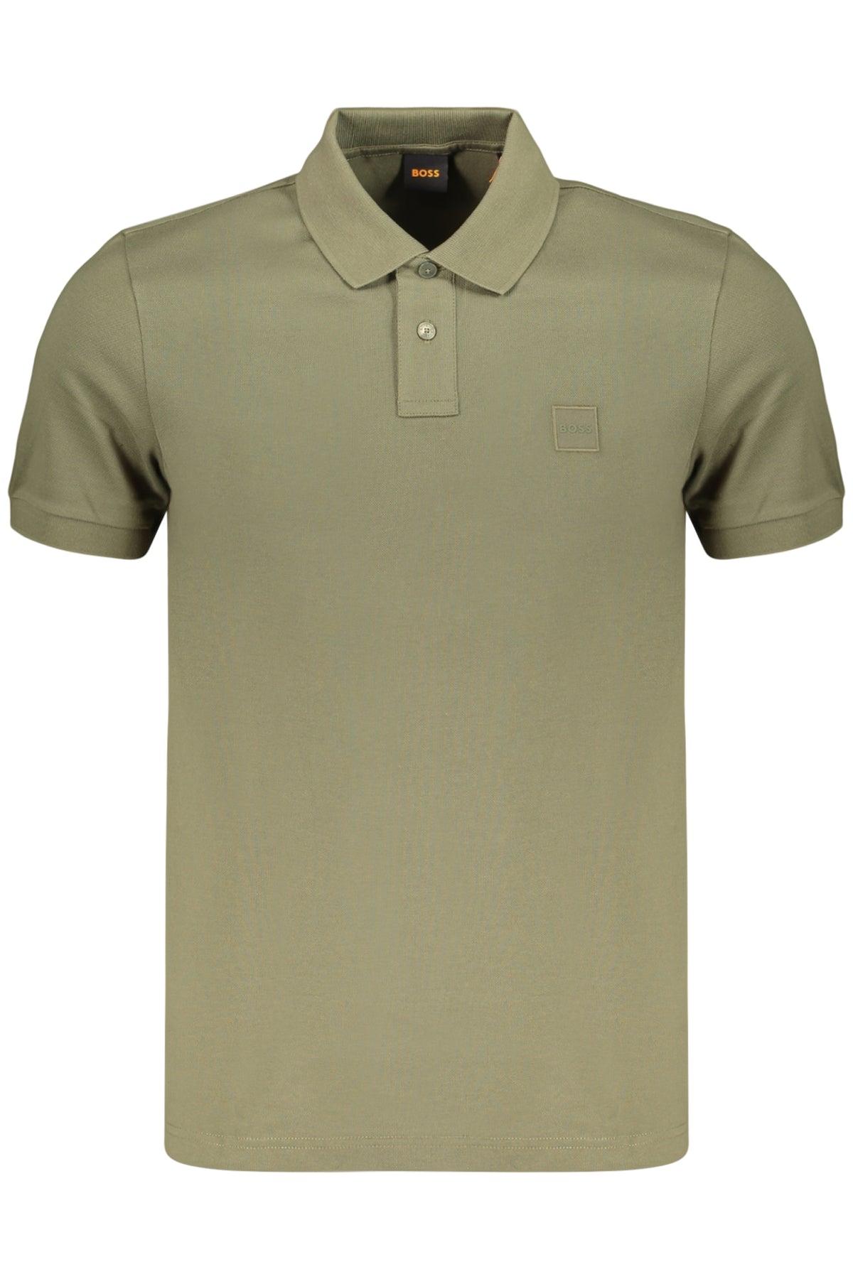 POLO EM ALGODÃO BOSS HOMEM VERDE