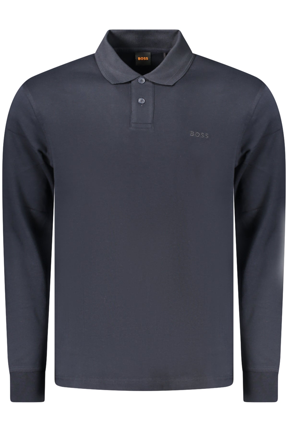 POLO EM ALGODÃO BOSS HOMEM AZUL