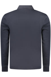POLO EM ALGODÃO BOSS HOMEM AZUL