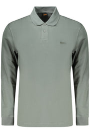 POLO EM ALGODÃO BOSS HOMEM VERDE