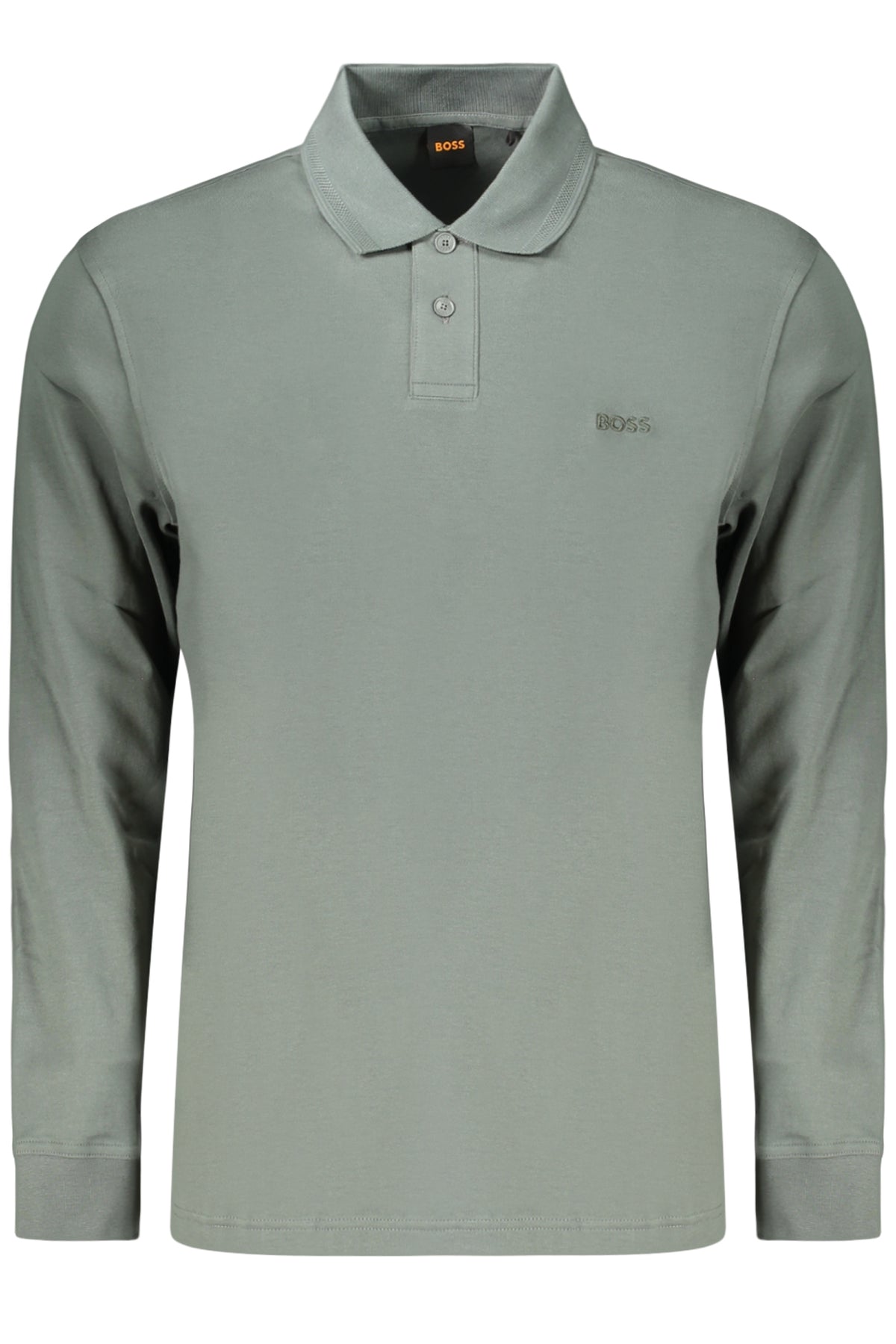 POLO EM ALGODÃO BOSS HOMEM VERDE