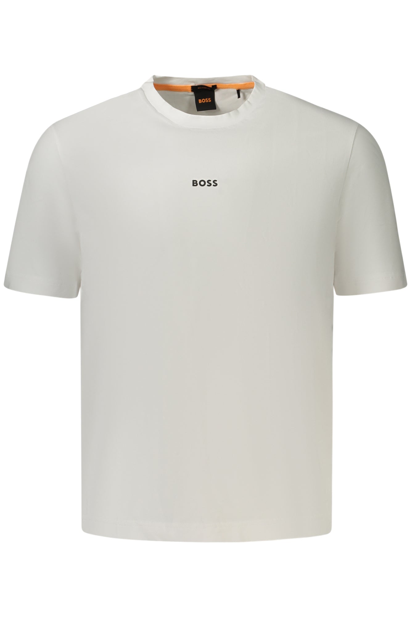 T-SHIRT EM ALGODÃO BOSS HOMEM BRANCA