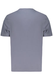 T-SHIRT EM ALGODÃO BOSS HOMEM AZUL
