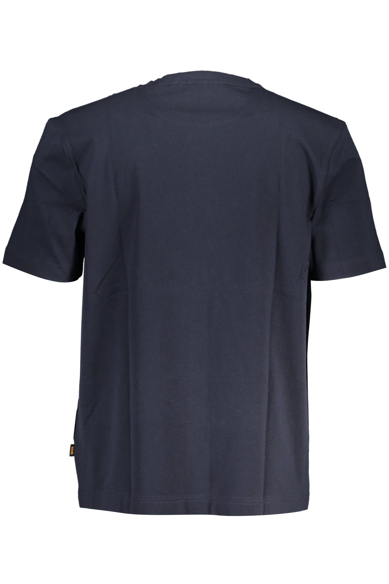 T-SHIRT EM ALGODÃO BOSS HOMEM AZUL
