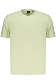 T-SHIRT EM ALGODÃO BOSS HOMEM VERDE