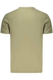 T-SHIRT EM ALGODÃO BOSS HOMEM VERDE
