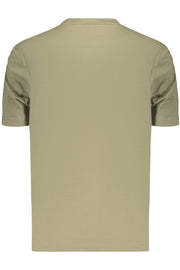 T-SHIRT EM ALGODÃO BOSS HOMEM VERDE