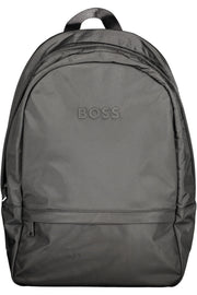 MOCHILA COM ESTAMPADO BOSS HOMEM PRETA