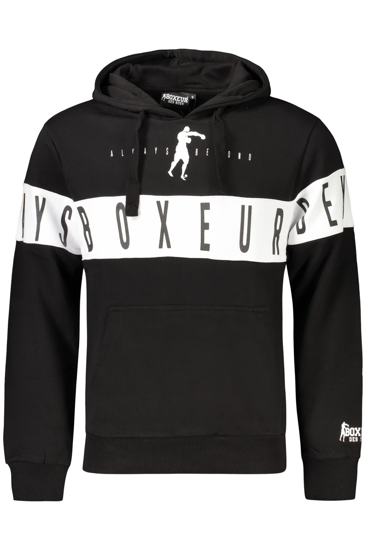 SWEATSHIRT COM CAPUZ BOXEUR DES RUES HOMEM PRETA