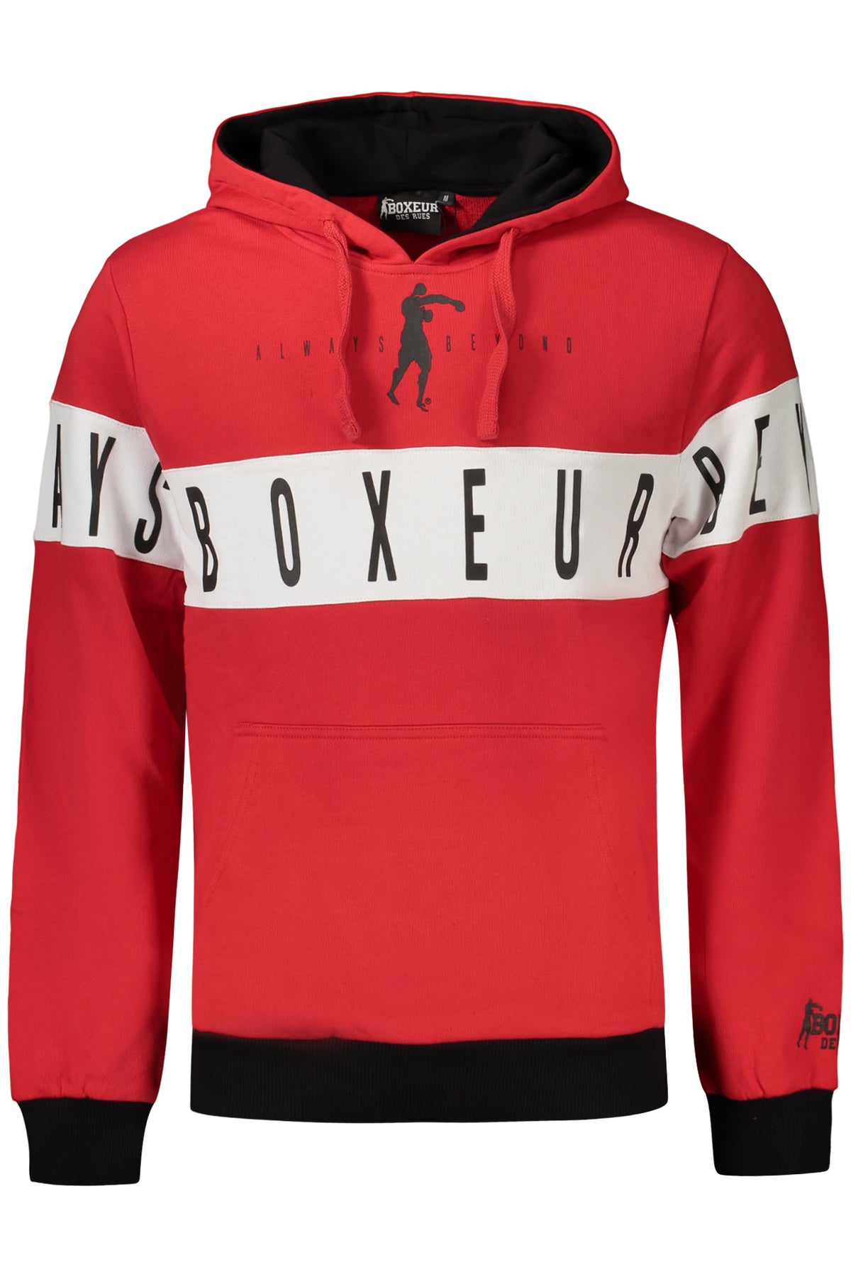 SWEATSHIRT COM CAPUZ BOXEUR DES RUES HOMEM VERMELHA