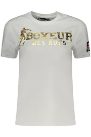 T-SHIRT EM ALGODÃO BOXEUR DES RUES MULHER BRANCA