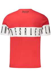 T-SHIRT EM ALGODÃO BOXEUR DES RUES HOMEM VERMELHA