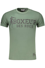 T-SHIRT EM ALGODÃO BOXEUR DES RUES HOMEM VERDE