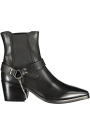 BOTINS EM COURO CAFENOIR MULHER PRETOS
