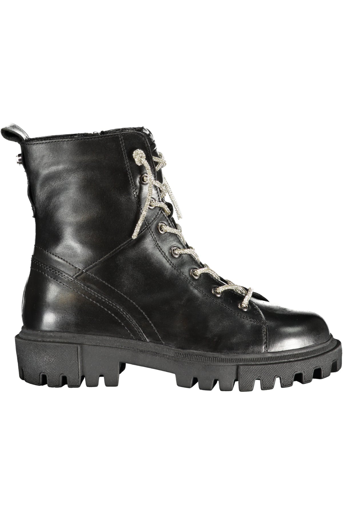 BOTINS COM ATACADORES CAFENOIR MULHER PRETOS