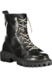 BOTINS COM ATACADORES CAFENOIR MULHER PRETOS