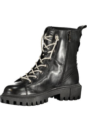 BOTINS COM ATACADORES CAFENOIR MULHER PRETOS