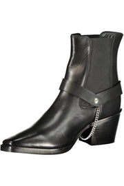 BOTINS EM COURO CAFENOIR MULHER PRETOS