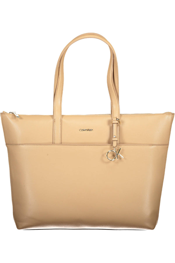 BOLSA DE MULHER CALVIN KLEIN BEGE