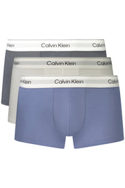 ROUPA INTERIOR EM ALGODÃO CALVIN KLEIN HOMEM AZUL CLARO