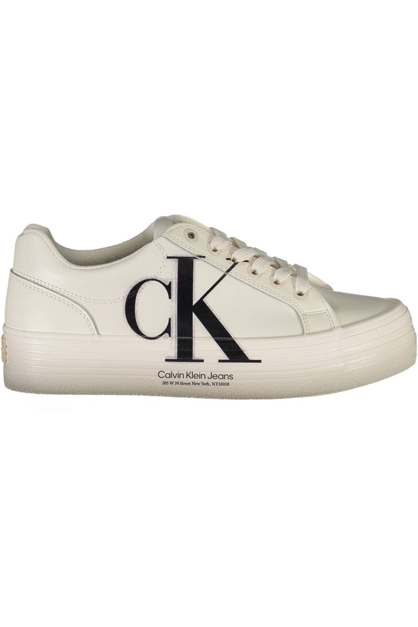 SAPATOS ESPORTIVOS FEMININOS CALVIN KLEIN BRANCO
