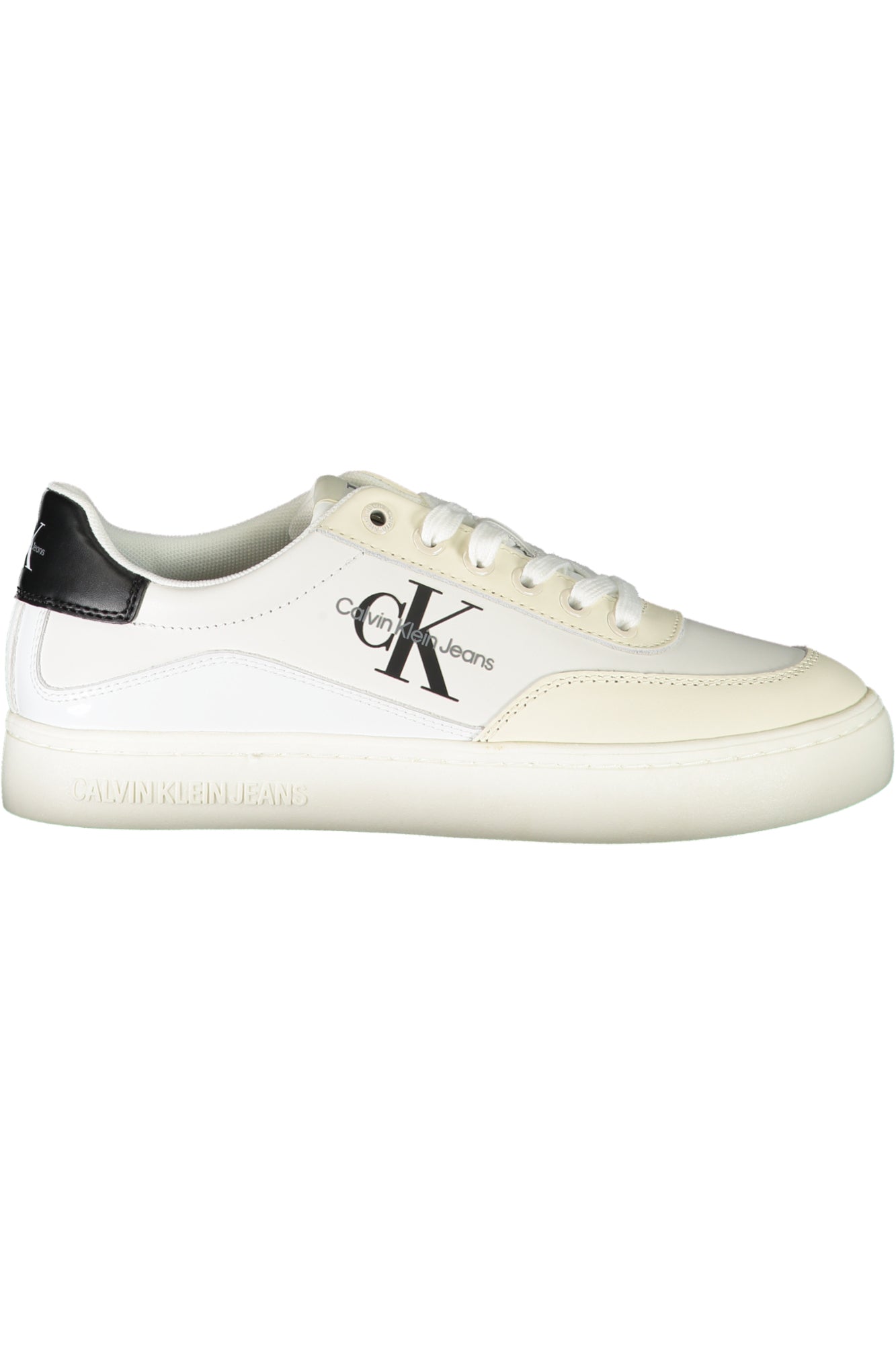 SAPATILHAS COM ATACADORES CALVIN KLEIN MULHER BRANCAS