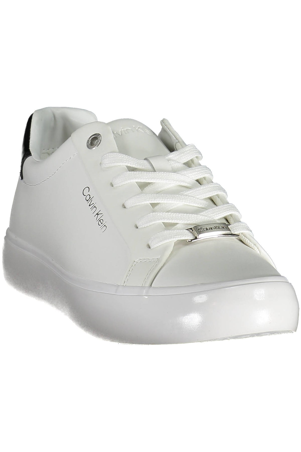 SAPATILHAS COM ATACADORES CALVIN KLEIN MULHER BRANCAS