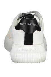 SAPATILHAS COM ATACADORES CALVIN KLEIN MULHER BRANCAS