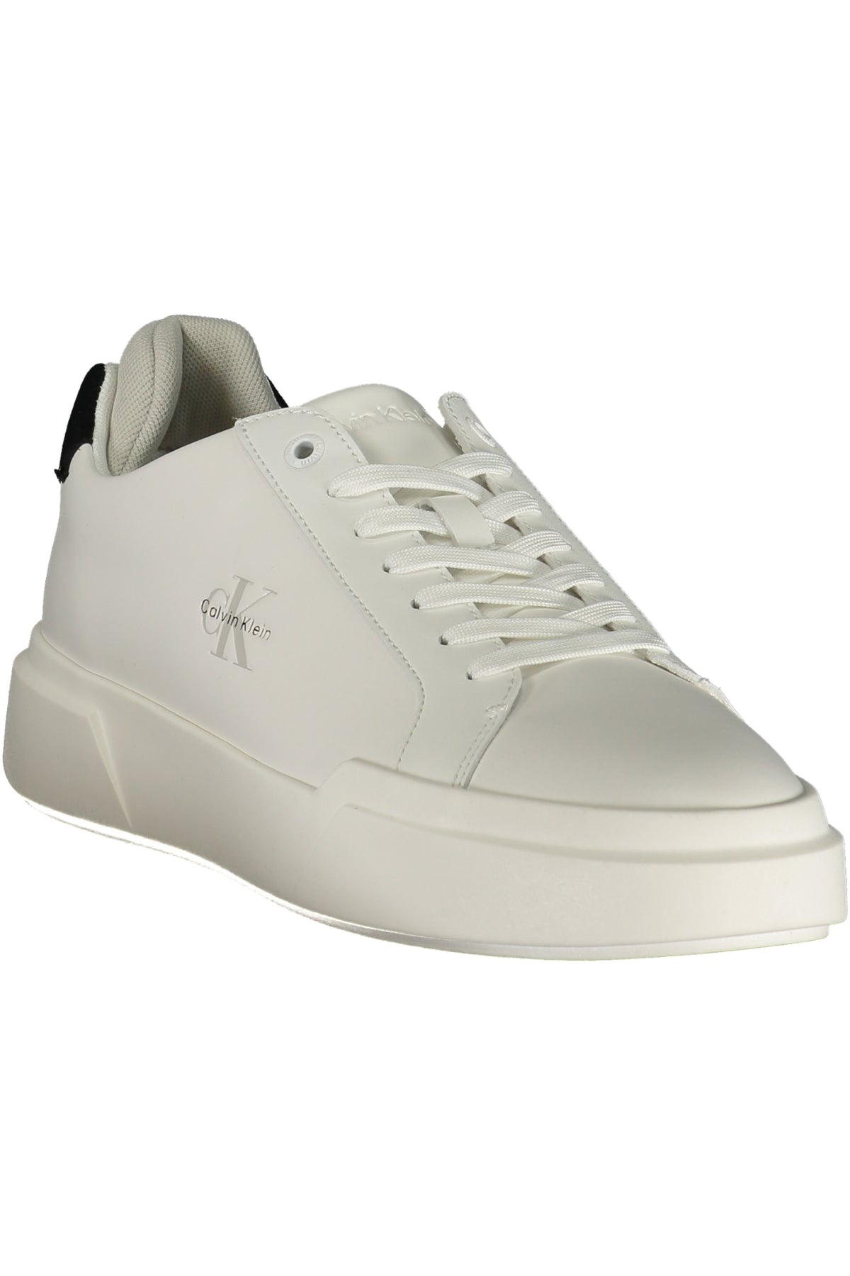 SAPATILHAS COM ATACADORES CALVIN KLEIN HOMEM BRANCAS