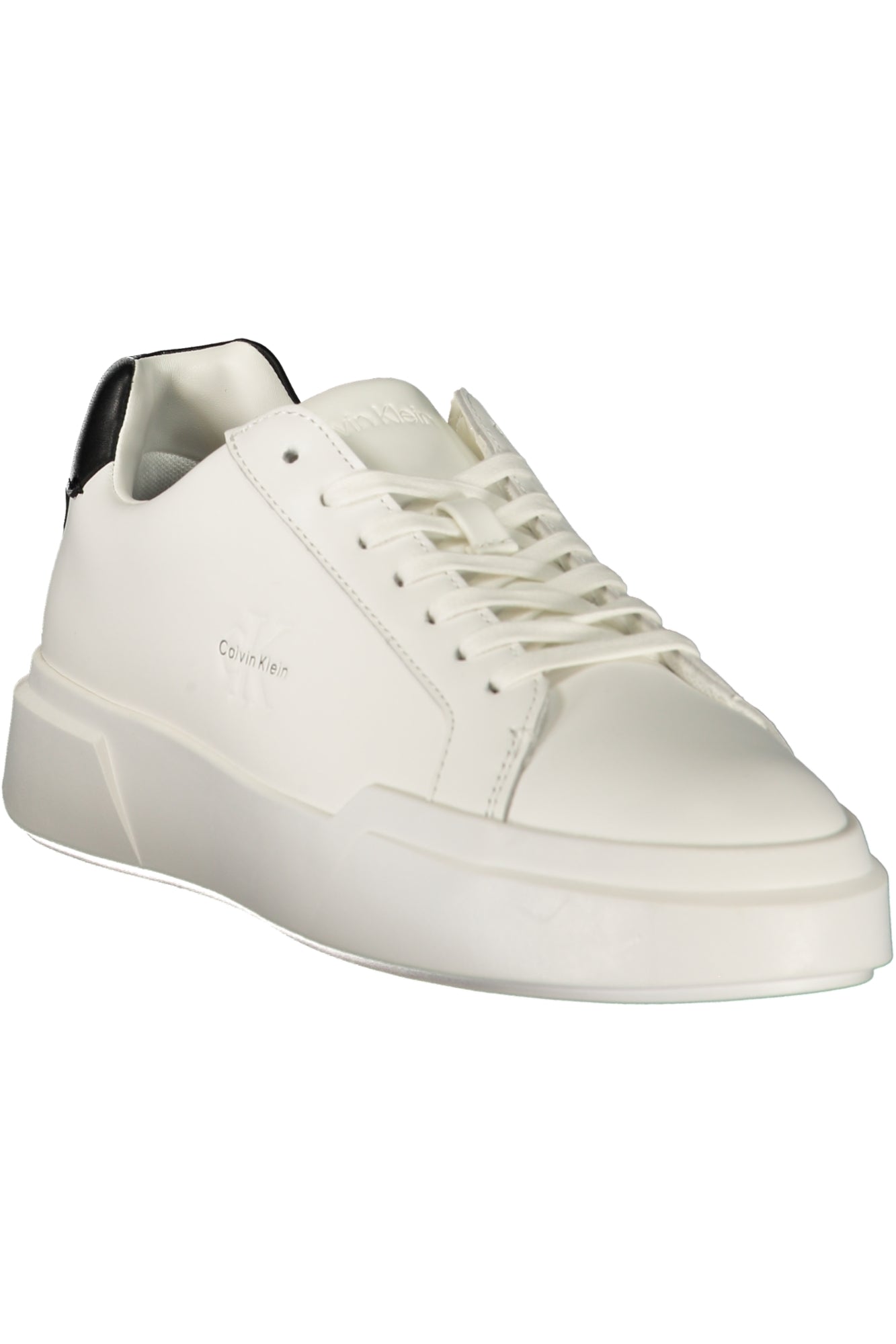 SAPATILHAS COM ATACADORES CALVIN KLEIN HOMEM BRANCAS