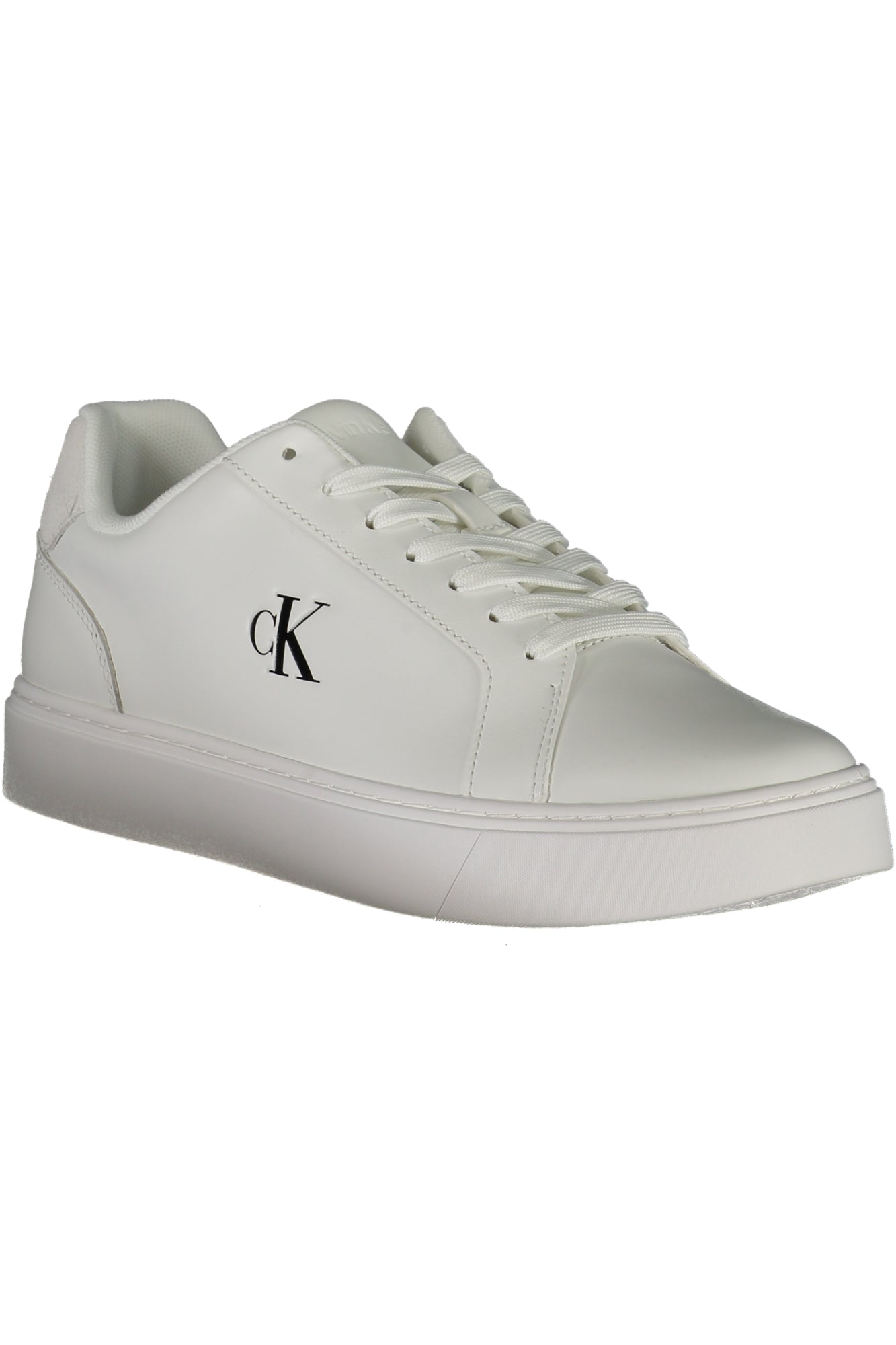 SAPATILHAS COM ATACADORES CALVIN KLEIN HOMEM BRANCAS