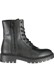 BOTINS COM ATACADORES CALVIN KLEIN MULHER PRETOS