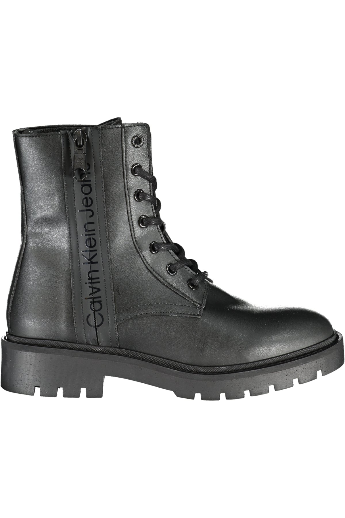 BOTINS COM ATACADORES CALVIN KLEIN MULHER PRETOS