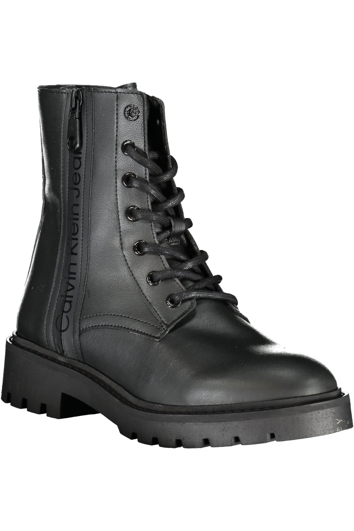 BOTINS COM ATACADORES CALVIN KLEIN MULHER PRETOS
