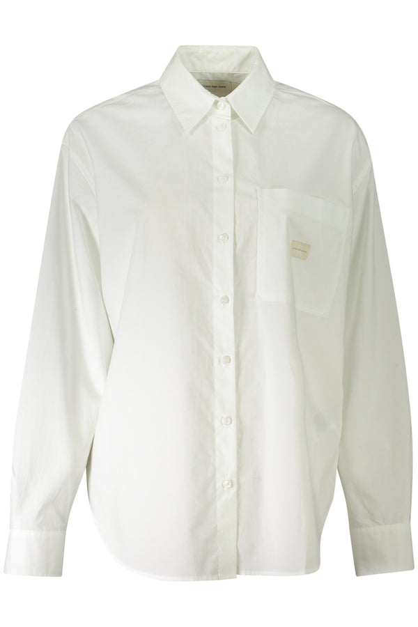CAMISA CALVIN KLEIN MANGA COMPRIDA MULHER BRANCA