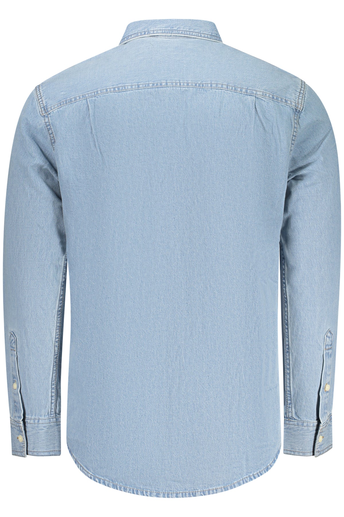 CAMISA EM ALGODÃO CALVIN KLEIN HOMEM AZUL CLARO