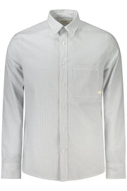 CALVIN KLEIN MEN'S LONG-SLEEVED SHIRT WHITE