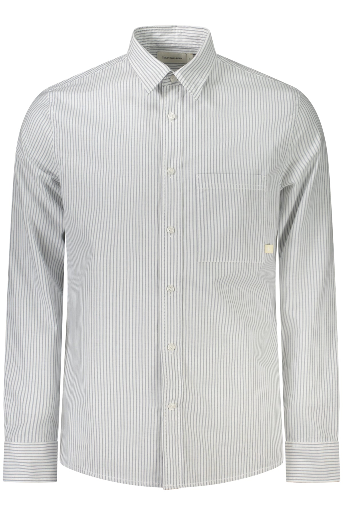 CALVIN KLEIN MEN'S LONG-SLEEVED SHIRT WHITE