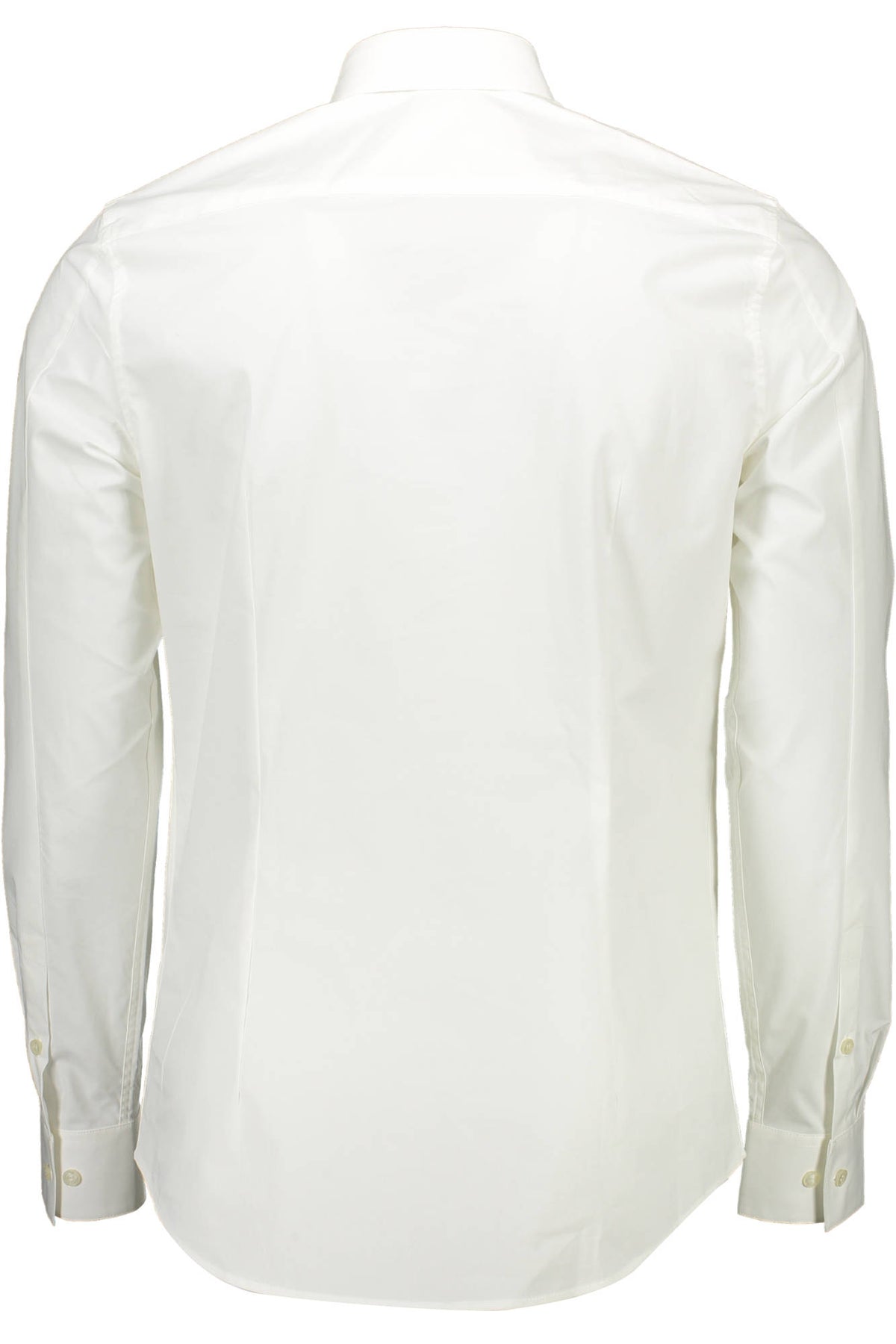 CALVIN KLEIN MEN'S WHITE LONG-SLEEVED SHIRT