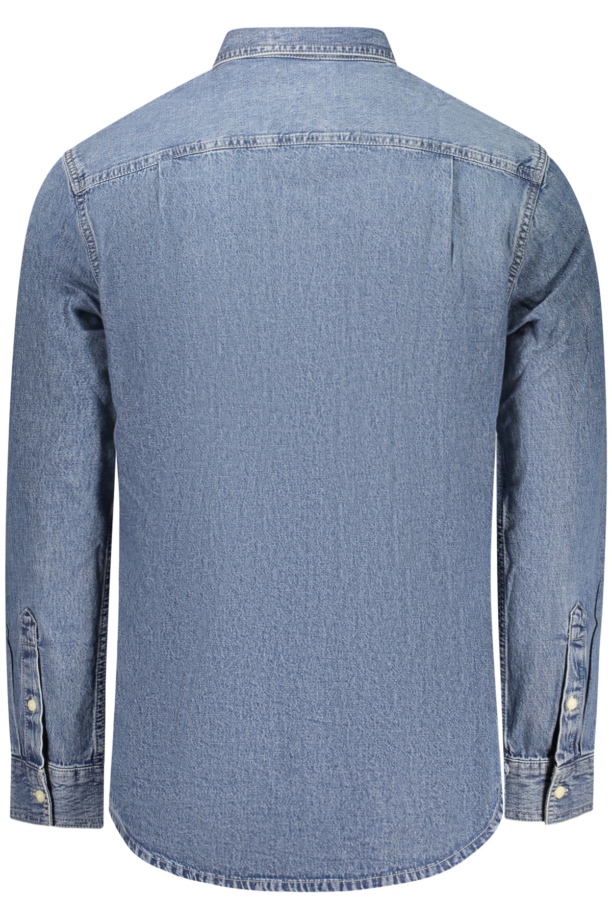 CAMISA EM ALGODÃO CALVIN KLEIN HOMEM AZUL