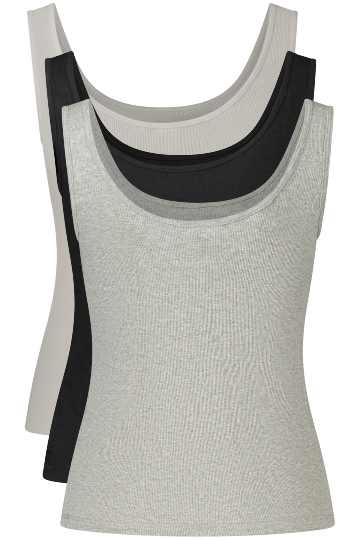 TOP DE ALÇAS EM ALGODÃO CALVIN KLEIN MULHER PRETO