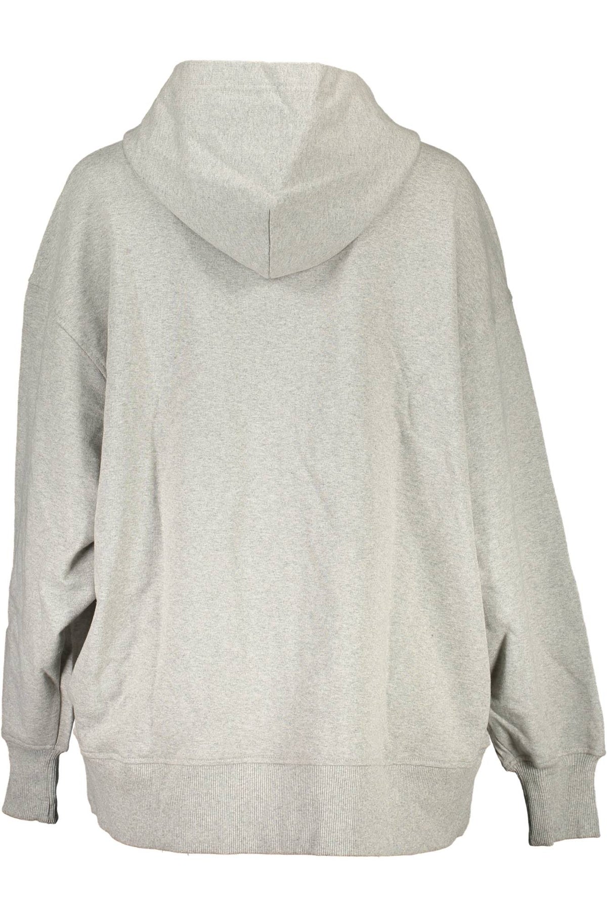 CALVIN KLEIN WOMEN'S GREY ZIPPED SWEATER