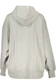 CALVIN KLEIN WOMEN'S GREY ZIPPED SWEATER