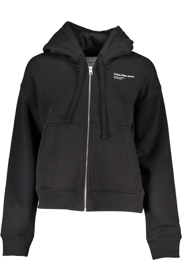 CAMISOLA FEMININA CALVIN KLEIN PRETA COM ZIP