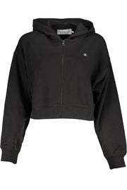 SWEATSHIRT COM CAPUZ CALVIN KLEIN MULHER PRETA