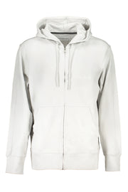 SWEATSHIRT COM CAPUZ CALVIN KLEIN HOMEM CINZENTA