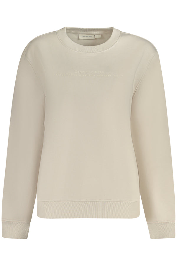 CAMISOLA CALVIN KLEIN SEM ZIP MULHER BEGE